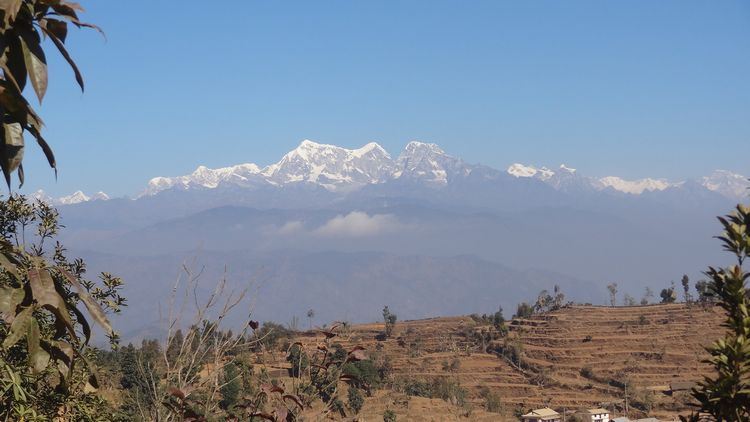 Panorama sur le Numbur himal